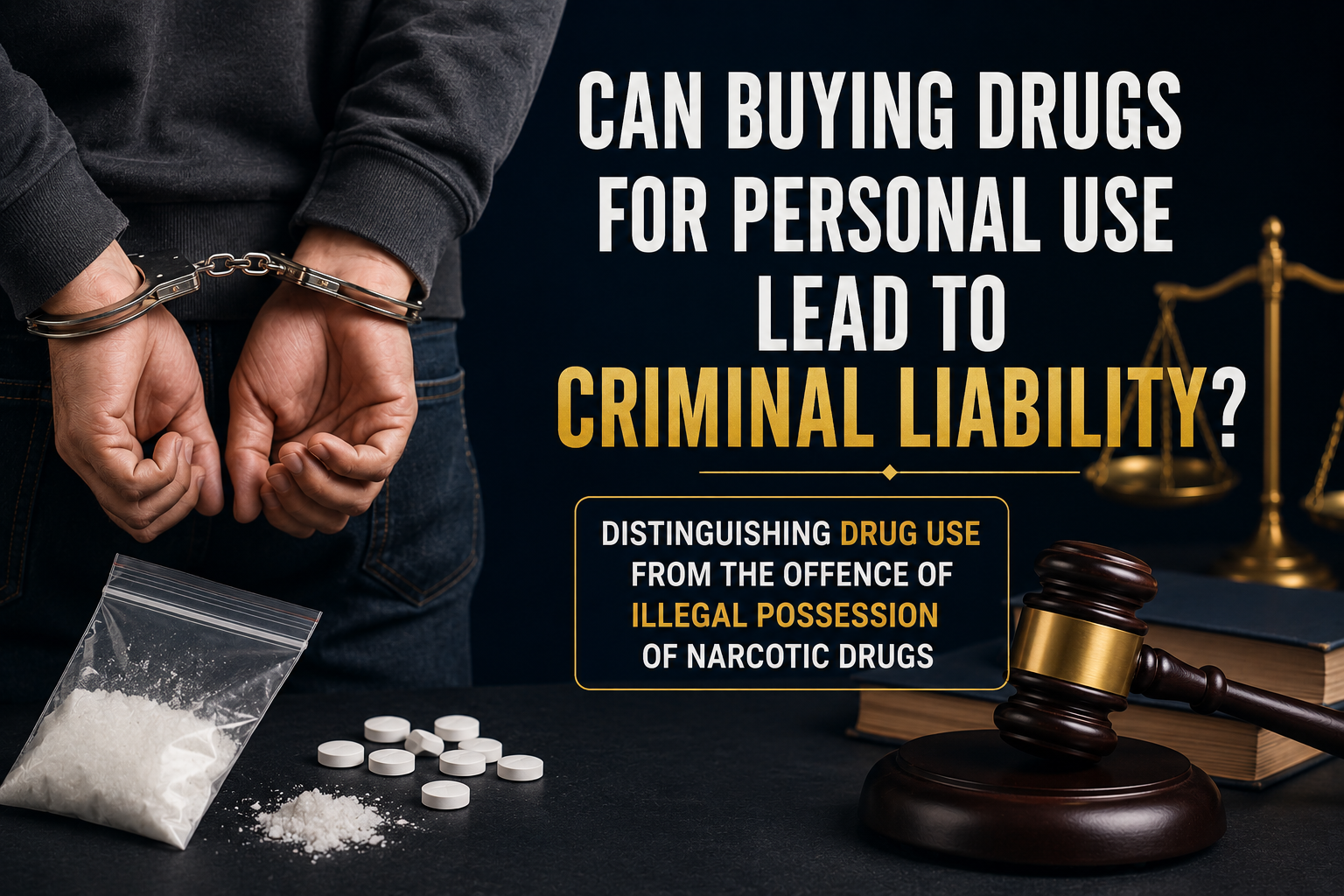 Can Purchasing Drugs for Personal Use Result in Criminal Liability? Distinguishing "Use" from the Offense of Illegal Possession of Narcotics